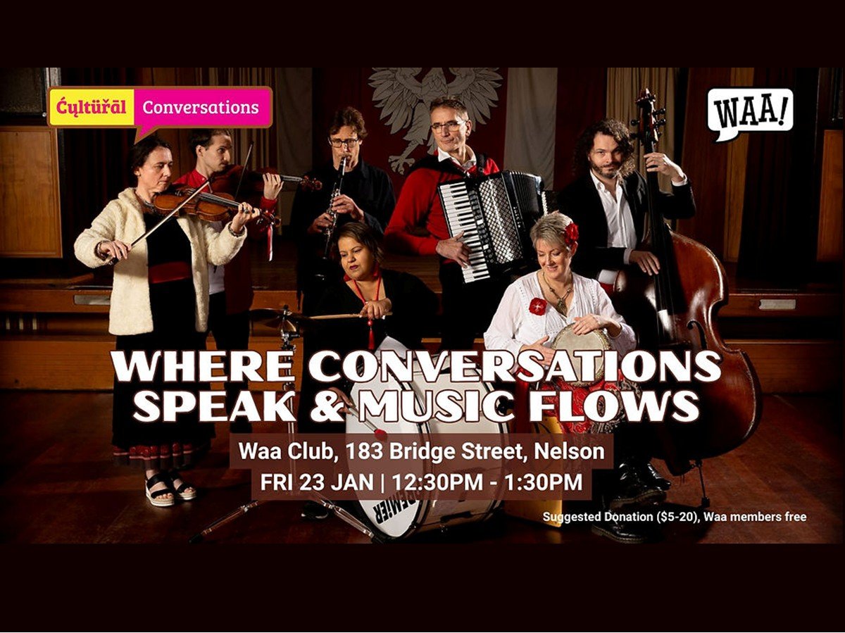 Where conversations speak and music flows