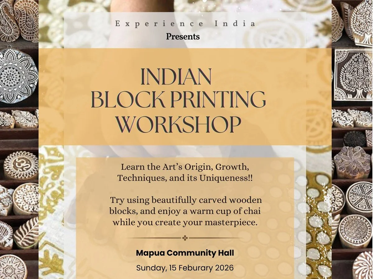 Indian Woodblock Printing Workshop