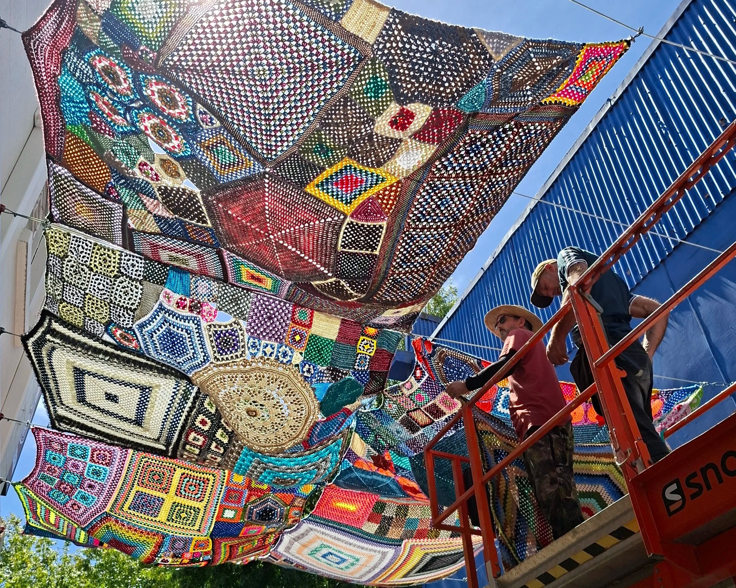 Crochet Canopy is Up!