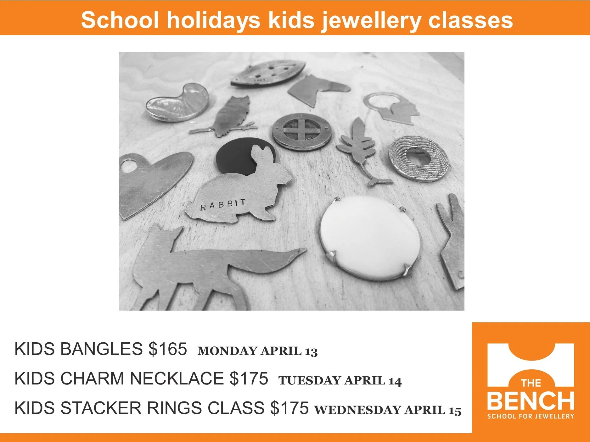 Kids jewellery school holiday classes 