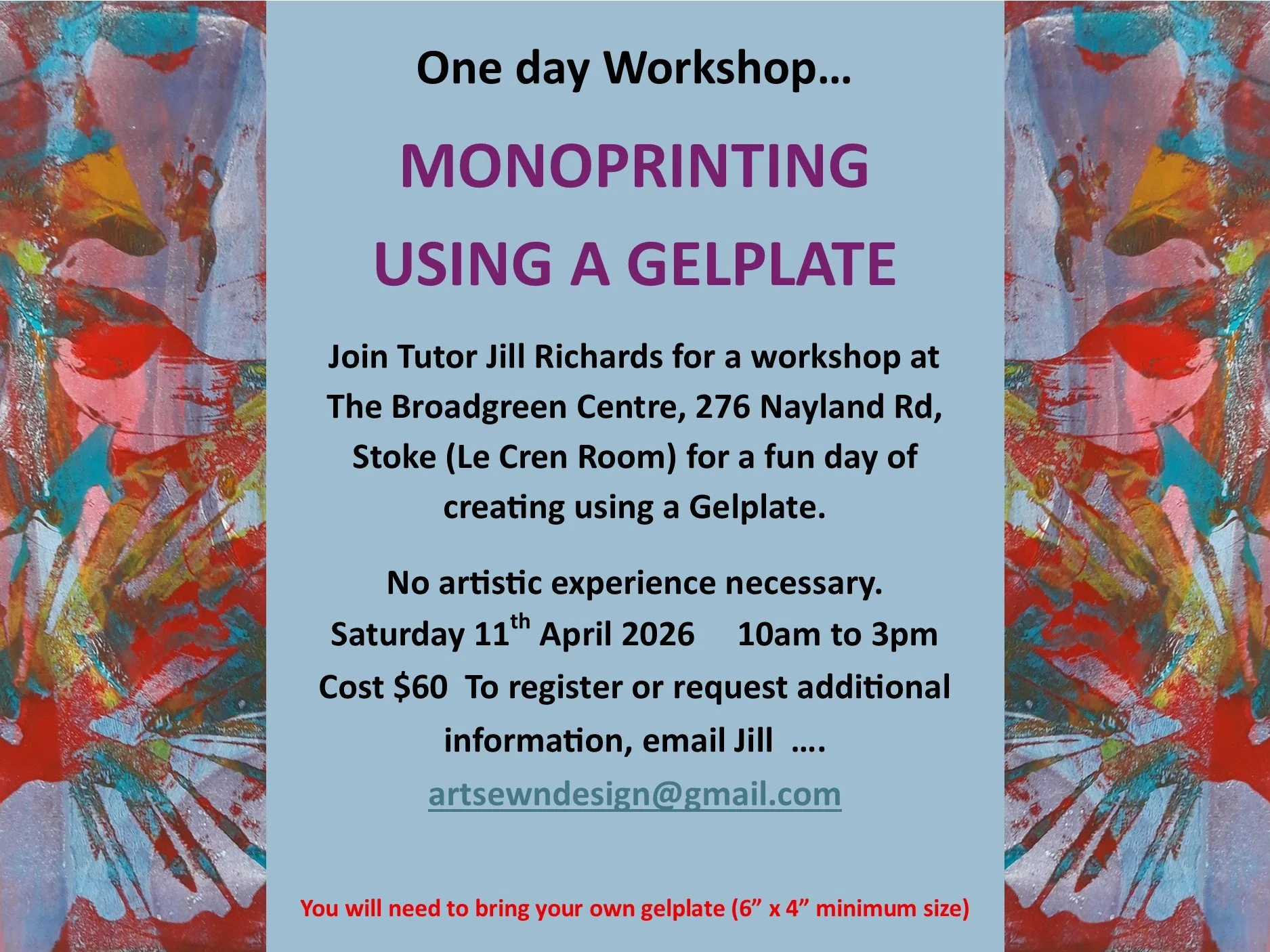 Gelplate Monoprinting