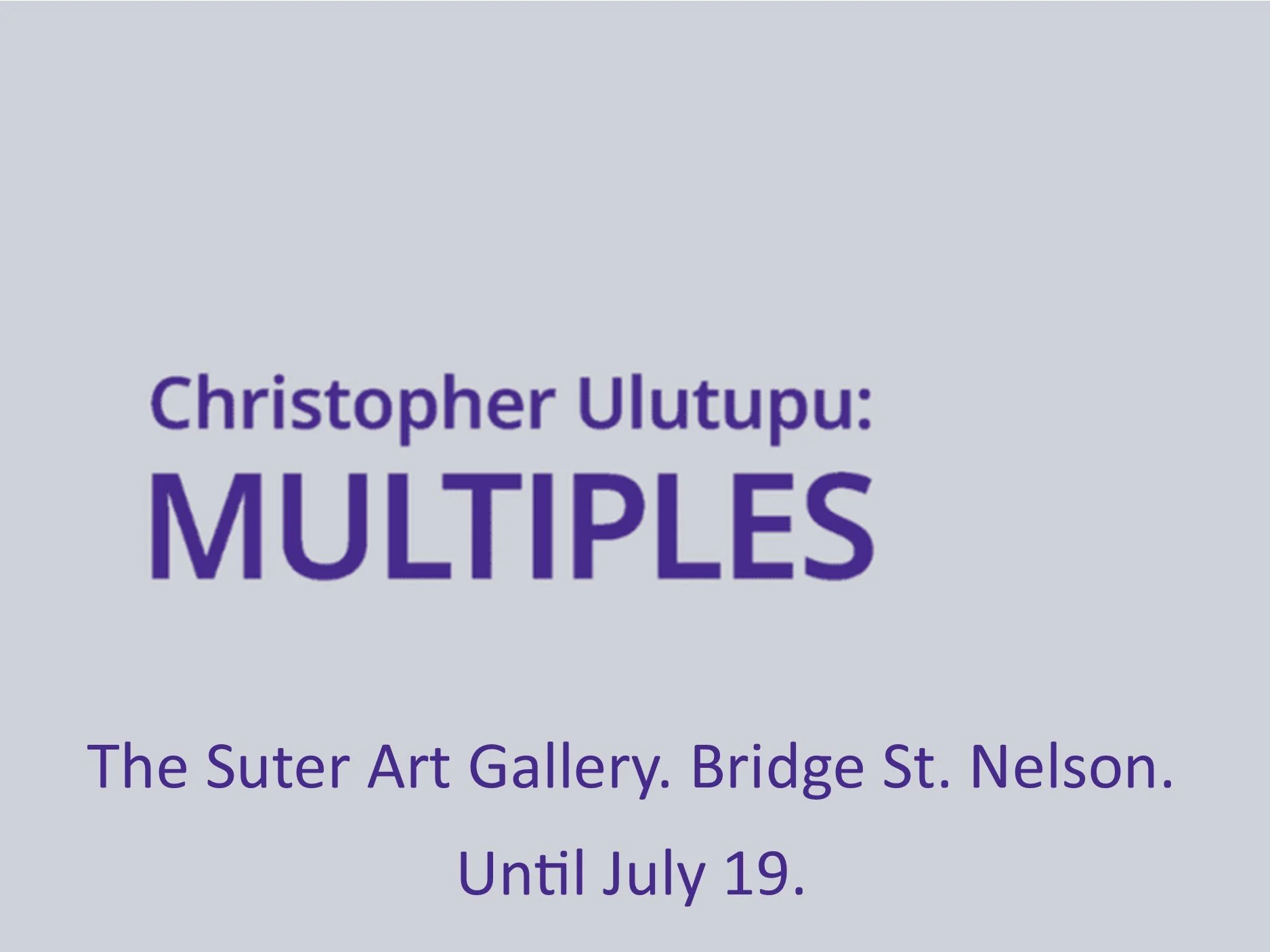 Christopher Ulutupu: Multiples