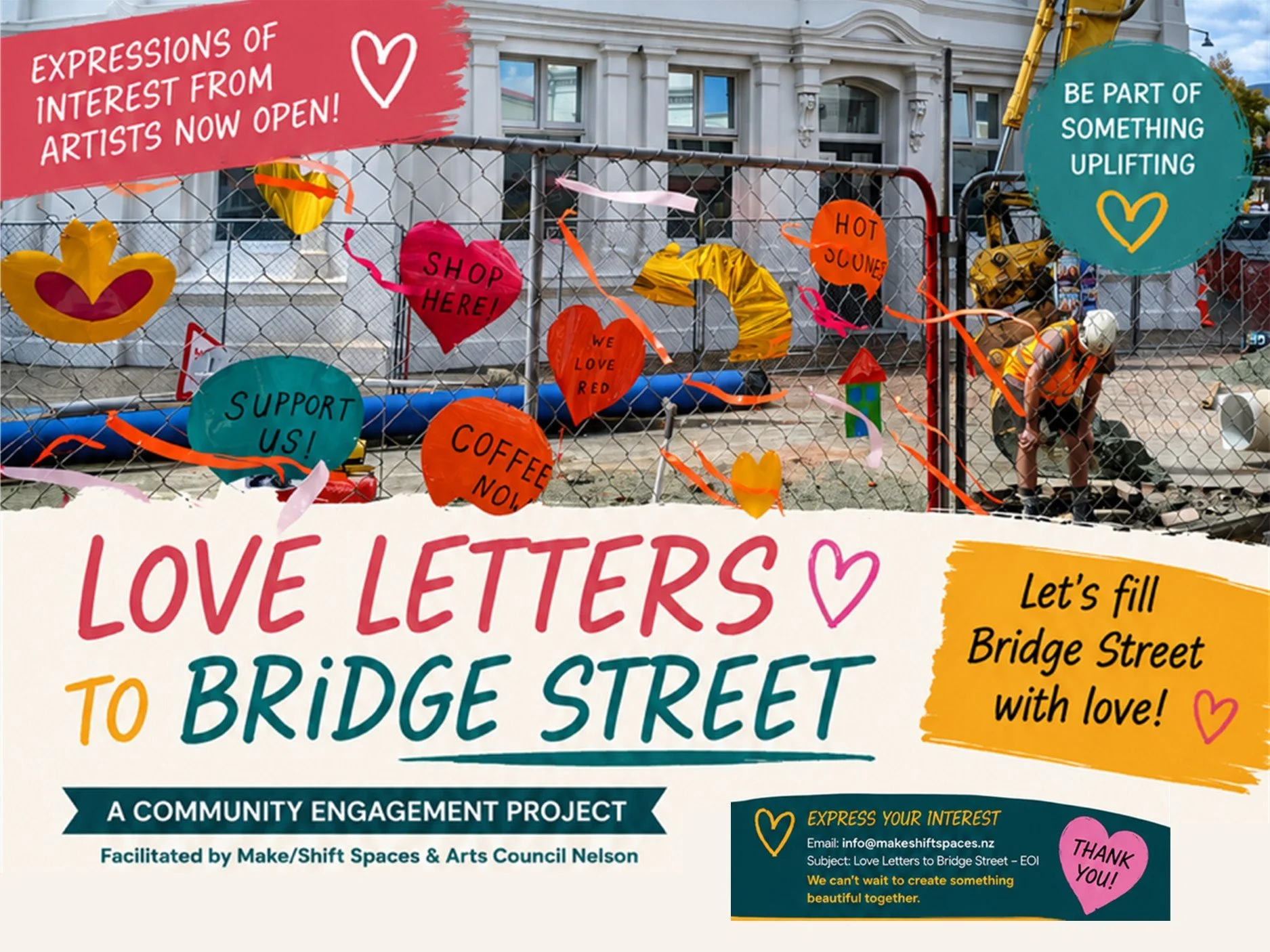 Love Letters To Bridge Street - Call to action….