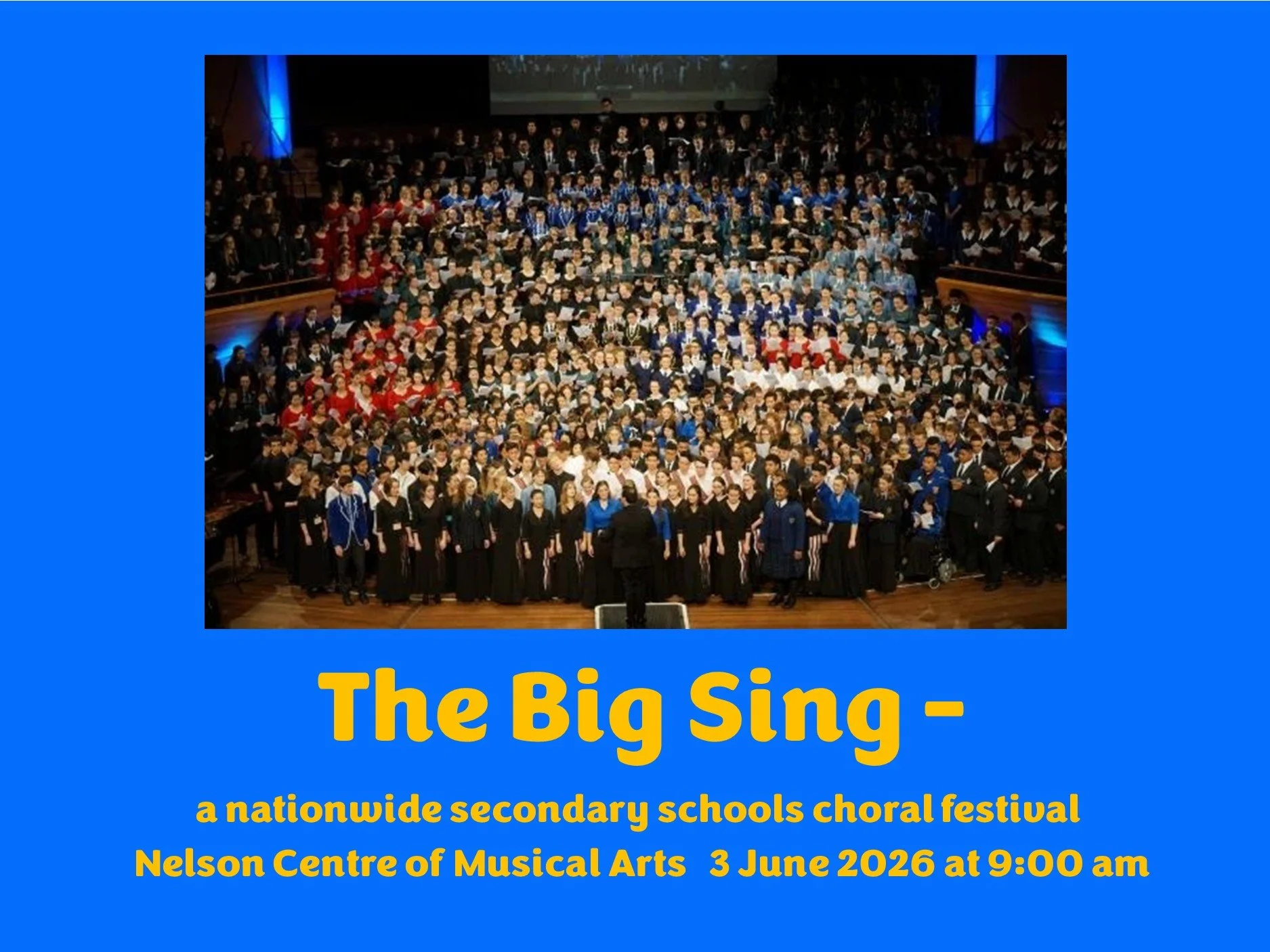 The Big Sing....