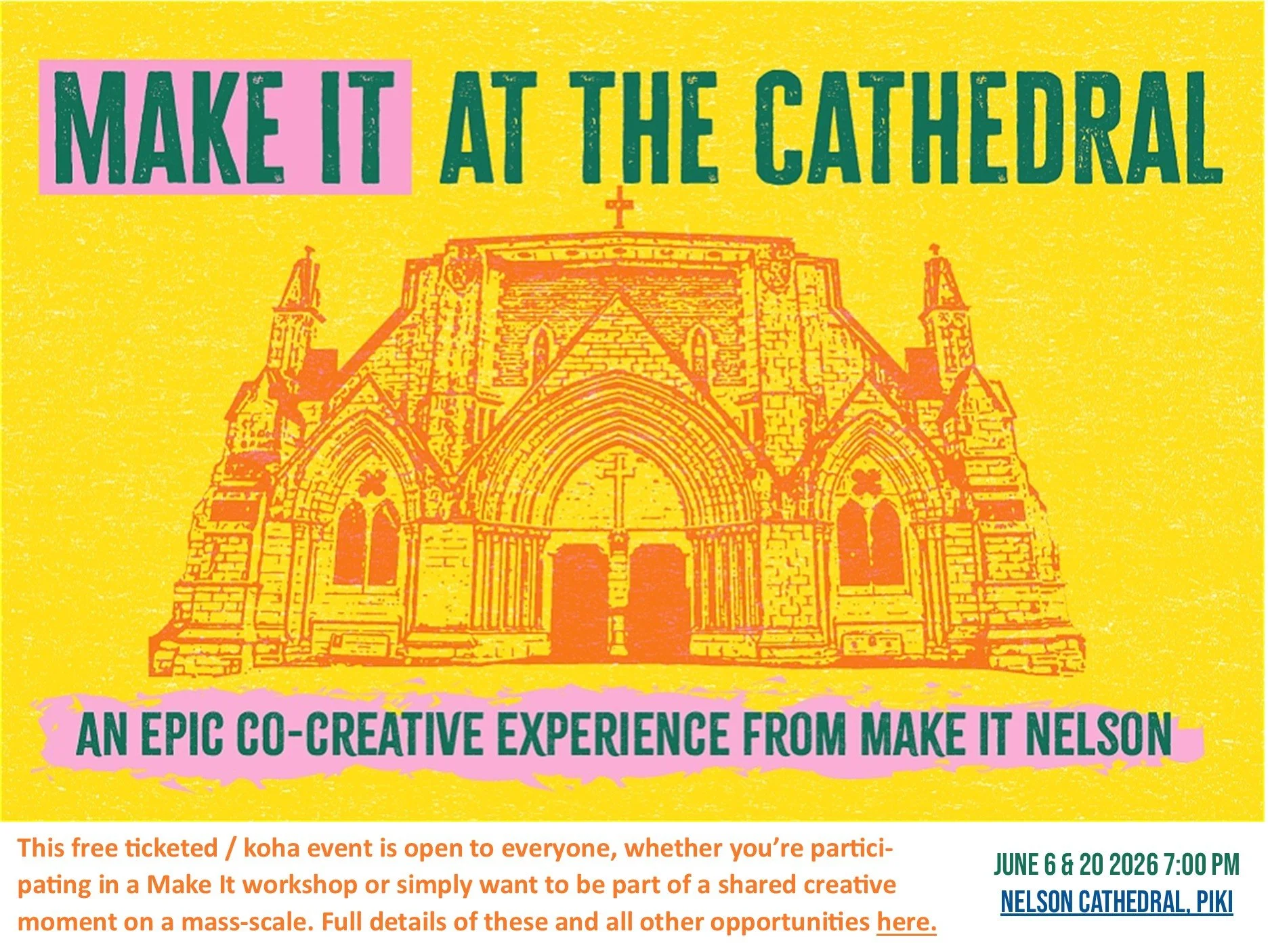 MAKE IT AT THE CATHEDRAL - AN EPIC CO-CREATIVE EXPERIENCE FOR EVERYONE