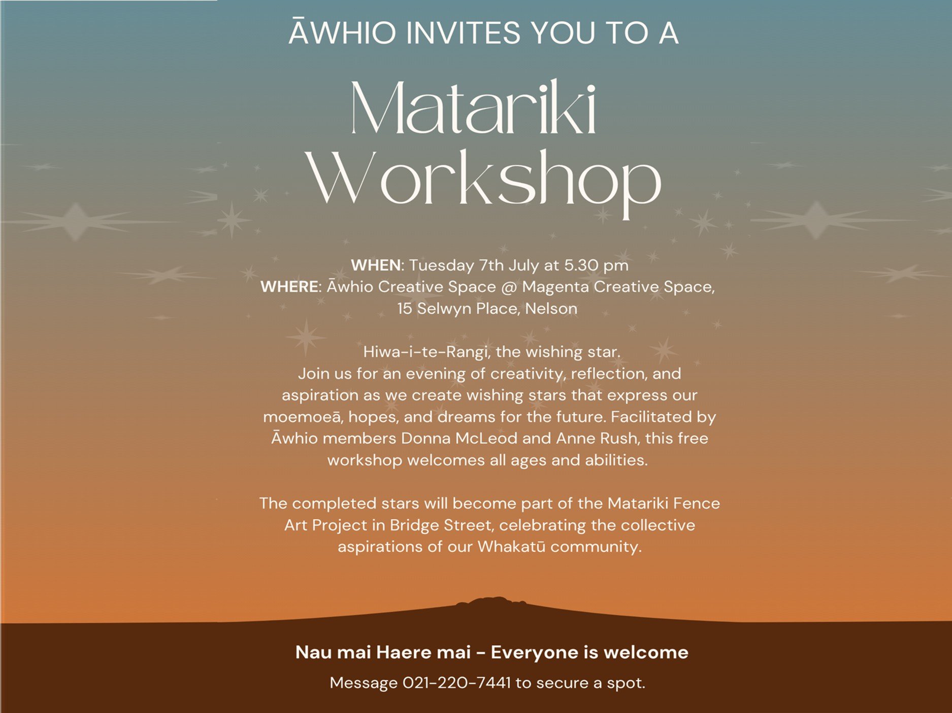 Matariki Workshop