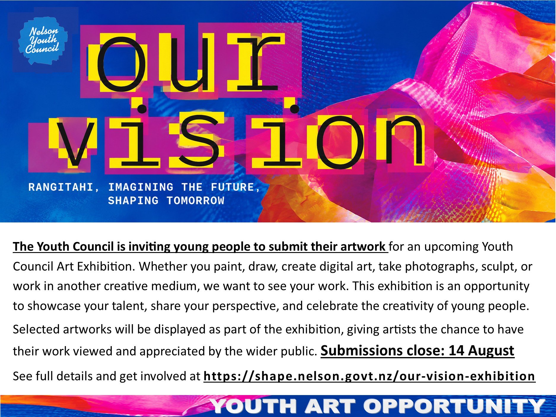 Our Vision - Youth Art Opportunity
