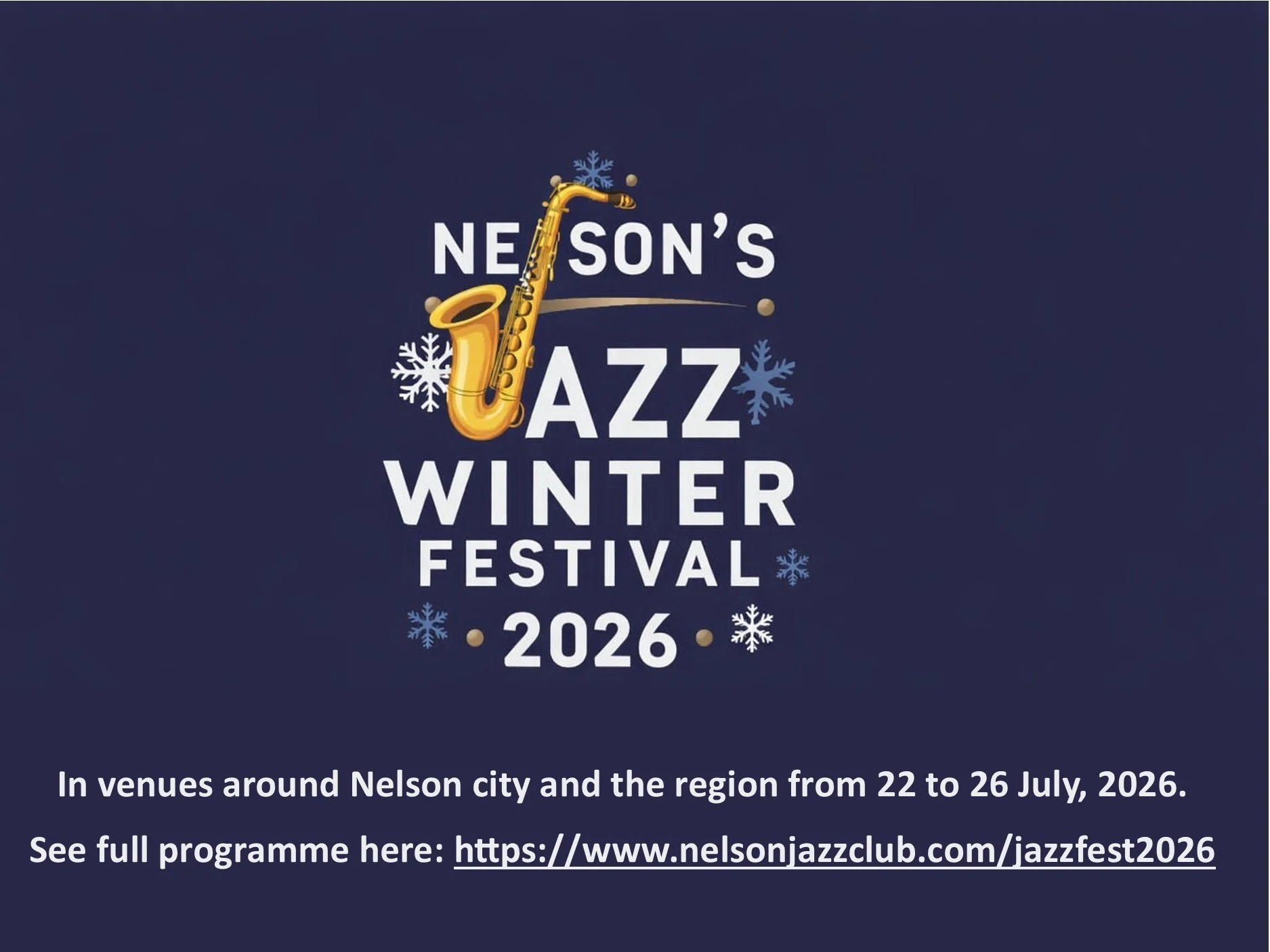 NELSON'S WINTER JAZZ FESTIVAL 2026