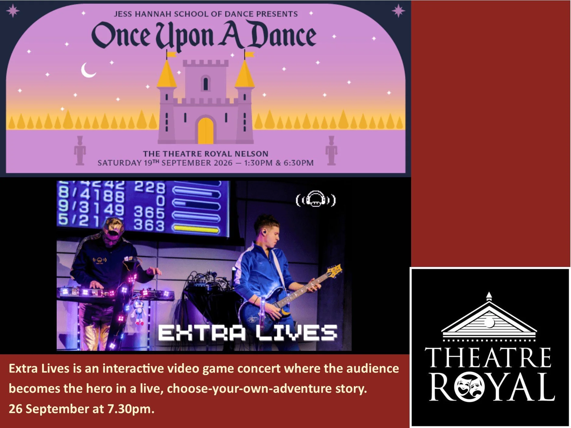 Coming up at the Theatre Royal