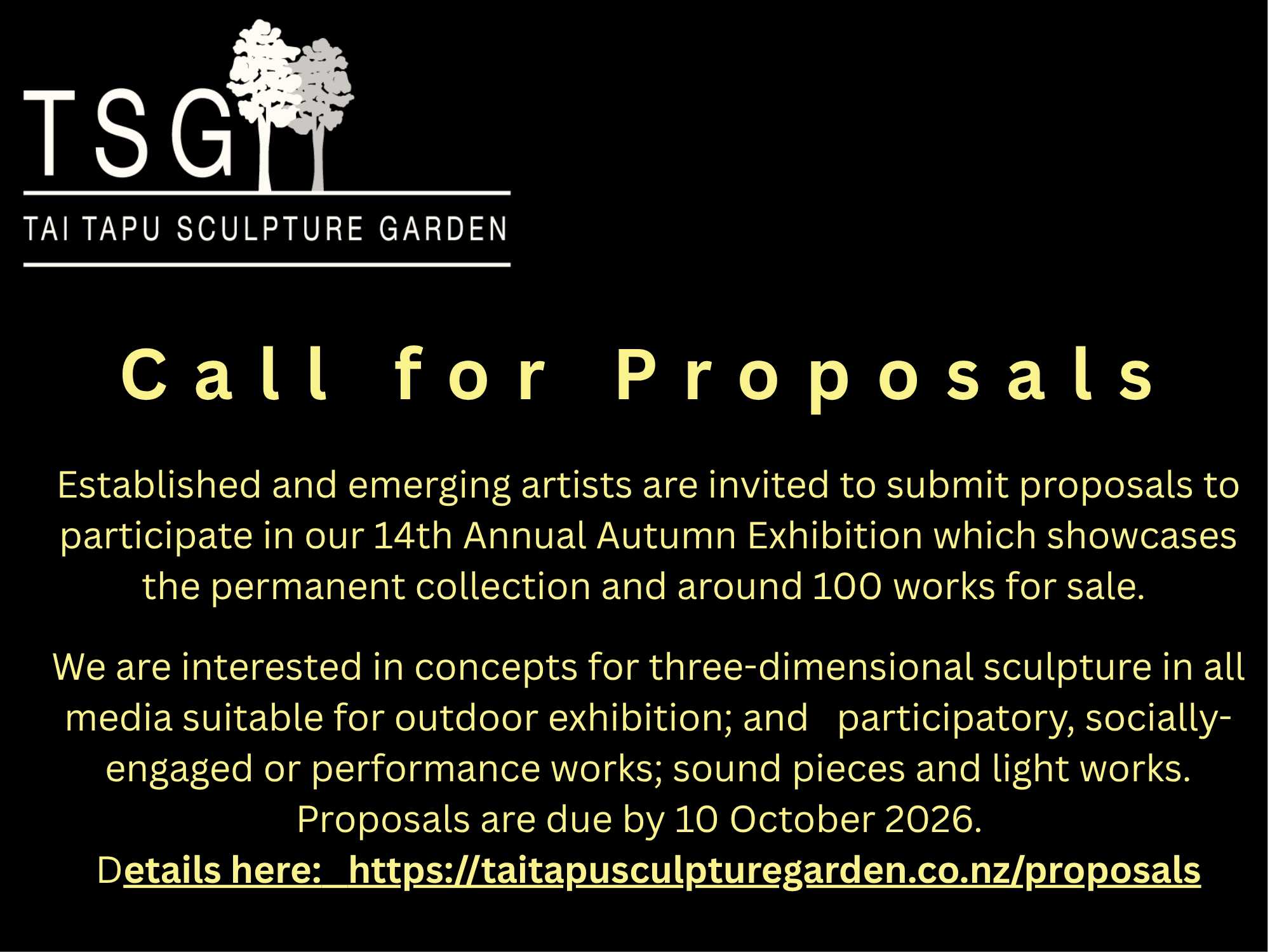 Call for Sculpture Proposals