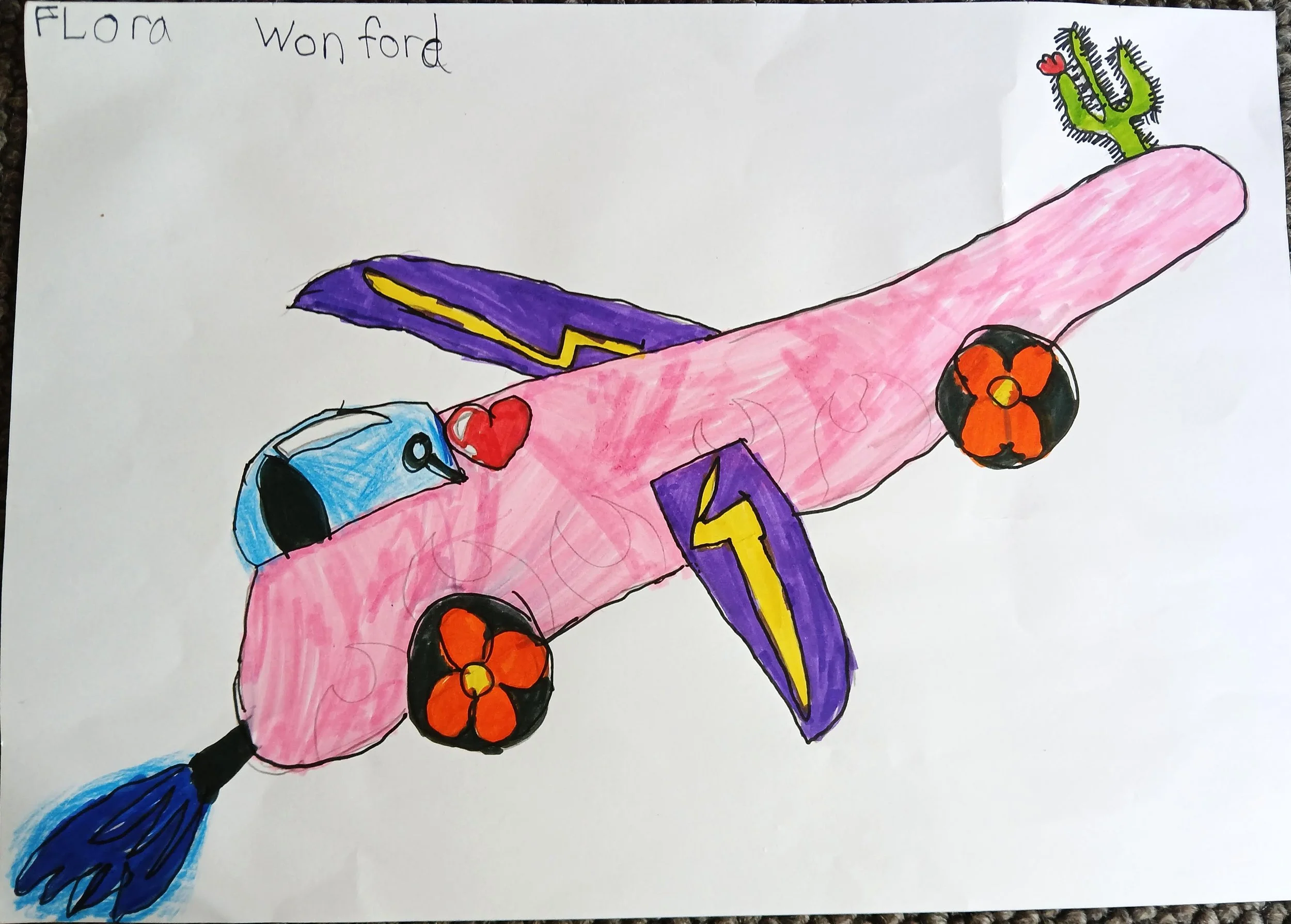 Flora Wanford - Aged 7