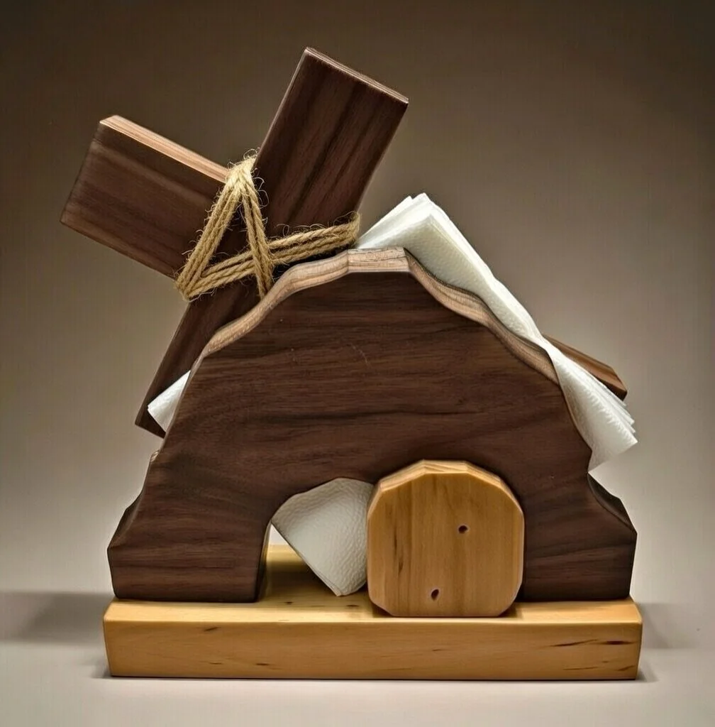 Empty Tomb Resurrection Napkin Holder