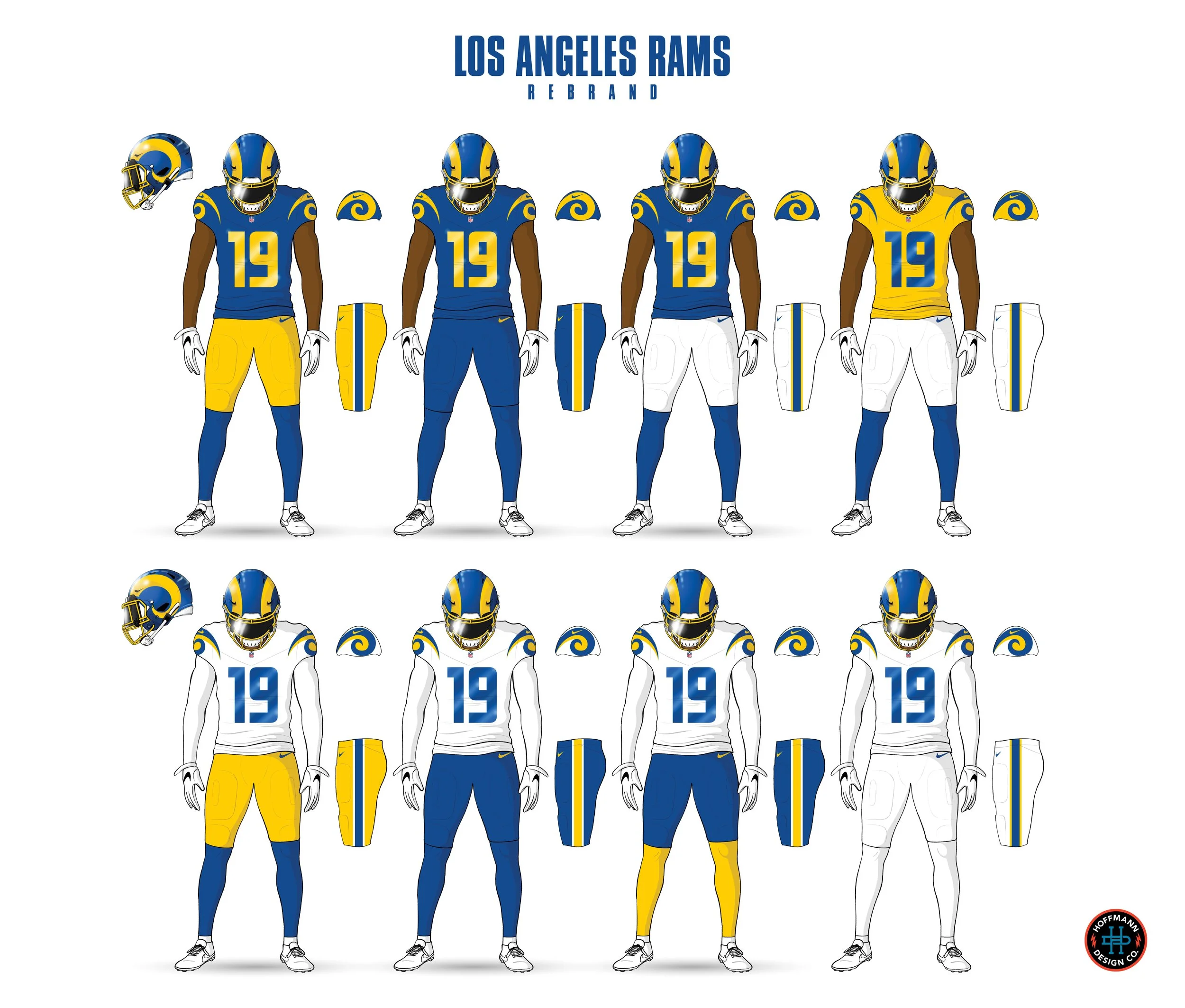 Los Angeles Rams Uniform Concepts