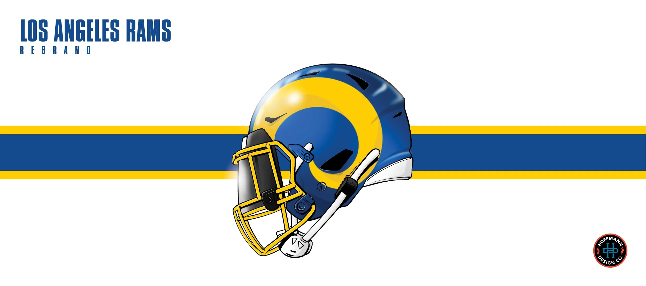 Los Angeles Rams Helmet Concept