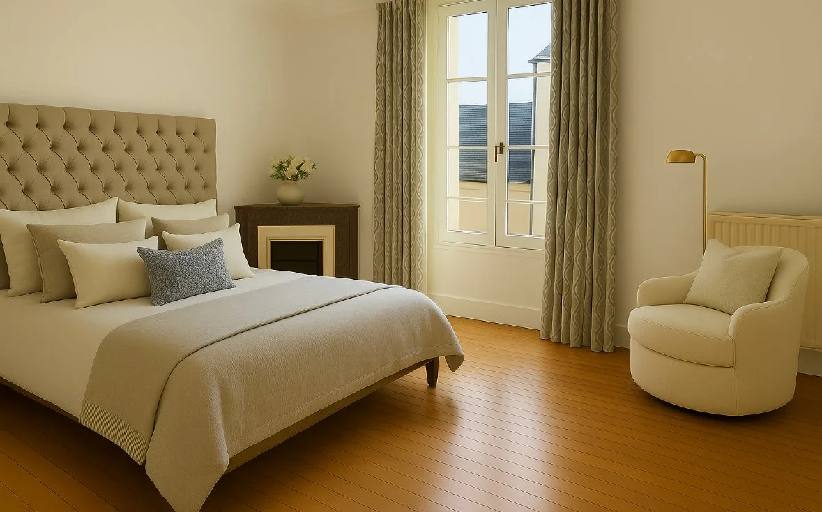 French Property Renovation Bedroom