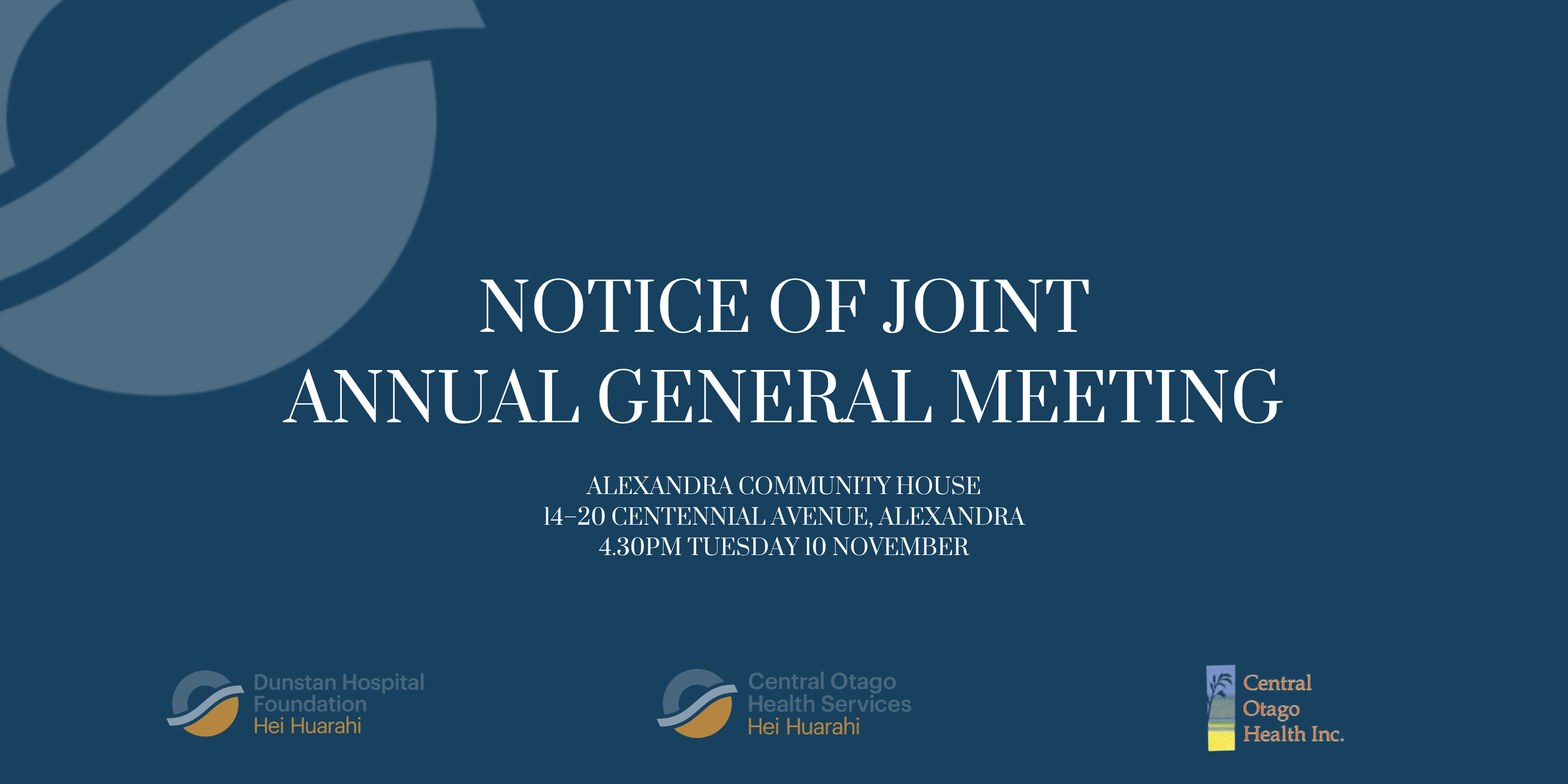 Join Us for Our 2026 Joint Annual General Meetings
