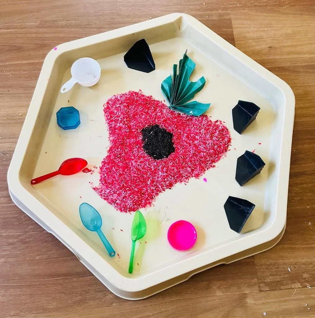 Remembrance Day with our babies room at Teddy Bear Corner last week.