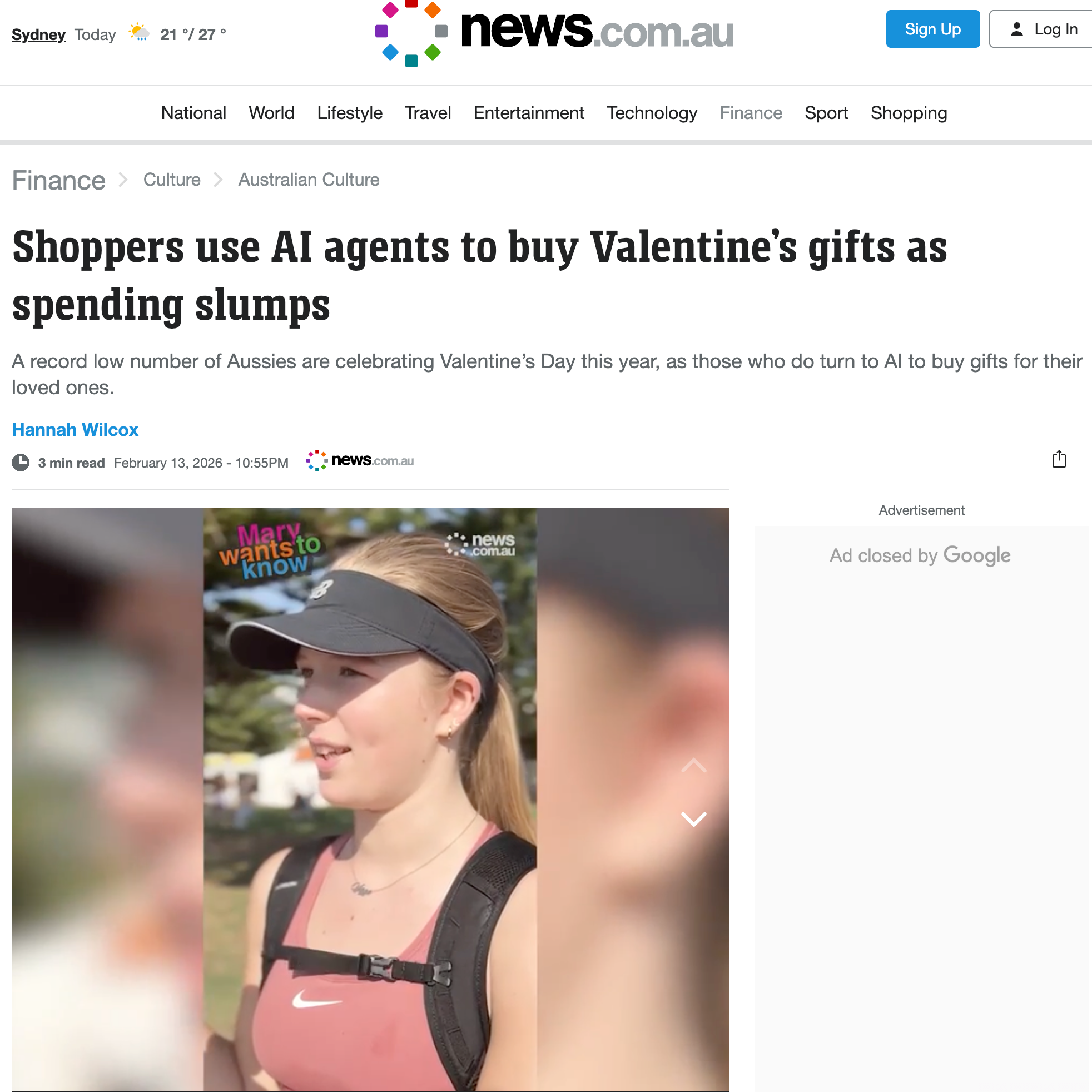 AI Shopping on Valentines Day
