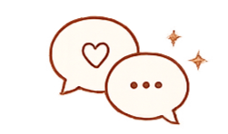 Chat bubble line art