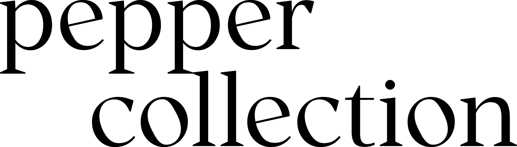 Word logo of pepper collection