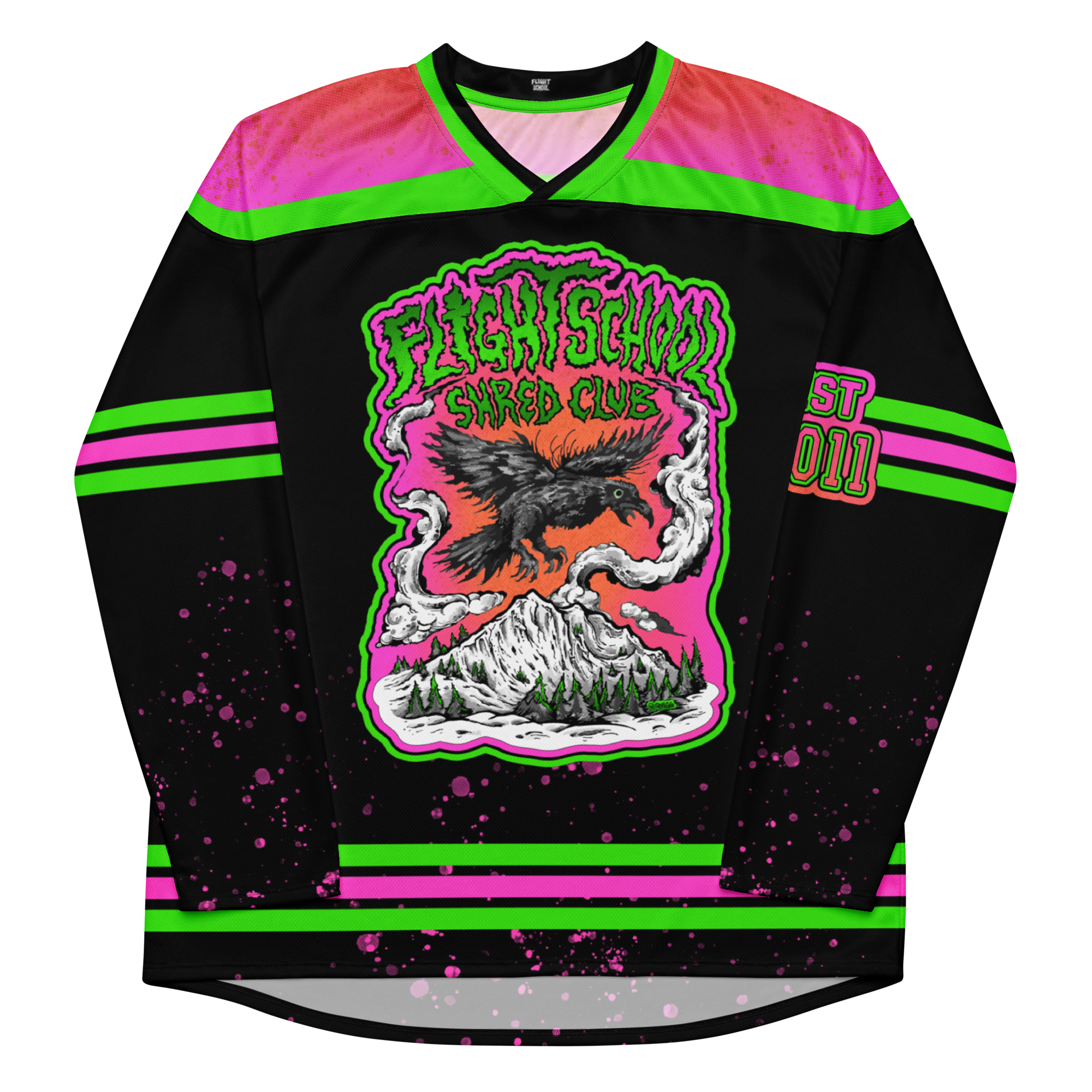 Rad Raven Hockey Jersey - Sour Watermelon