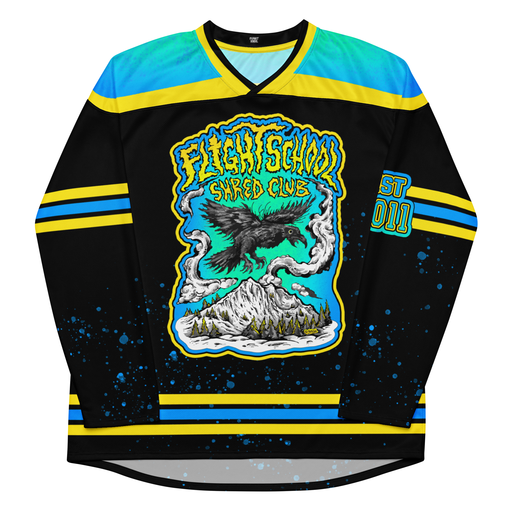 Rad Raven Hockey Jersey - Bluebird