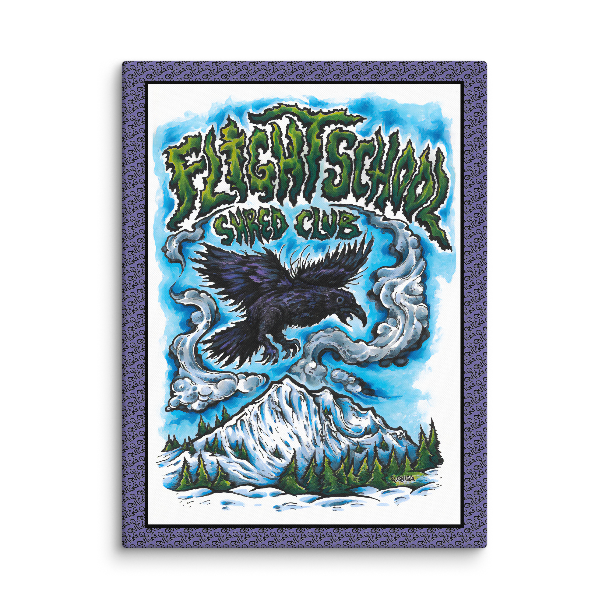 Raven Canvas Print 18" x 24"