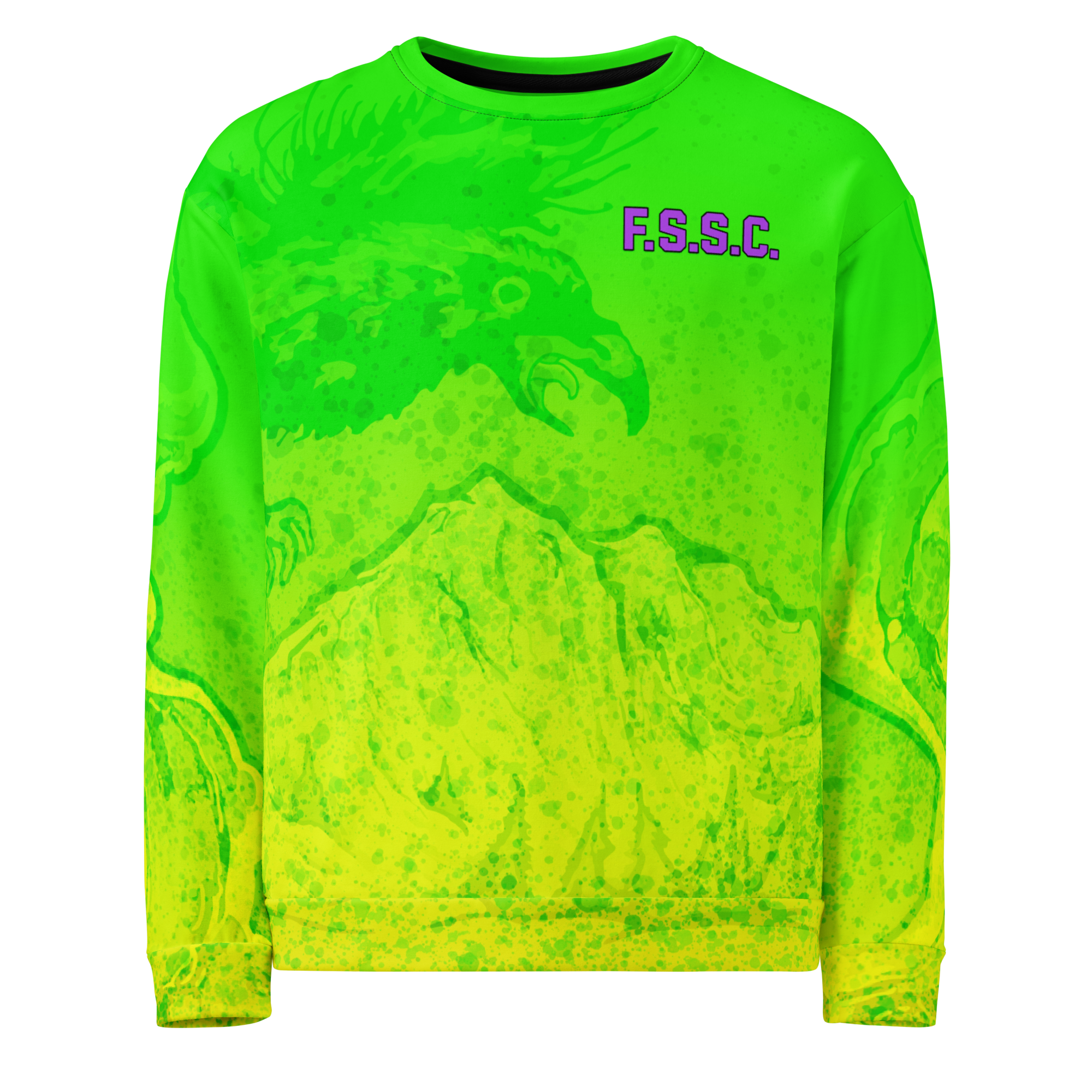 Unisex Rad Raven Heavyweight Baselayer - Slime Green
