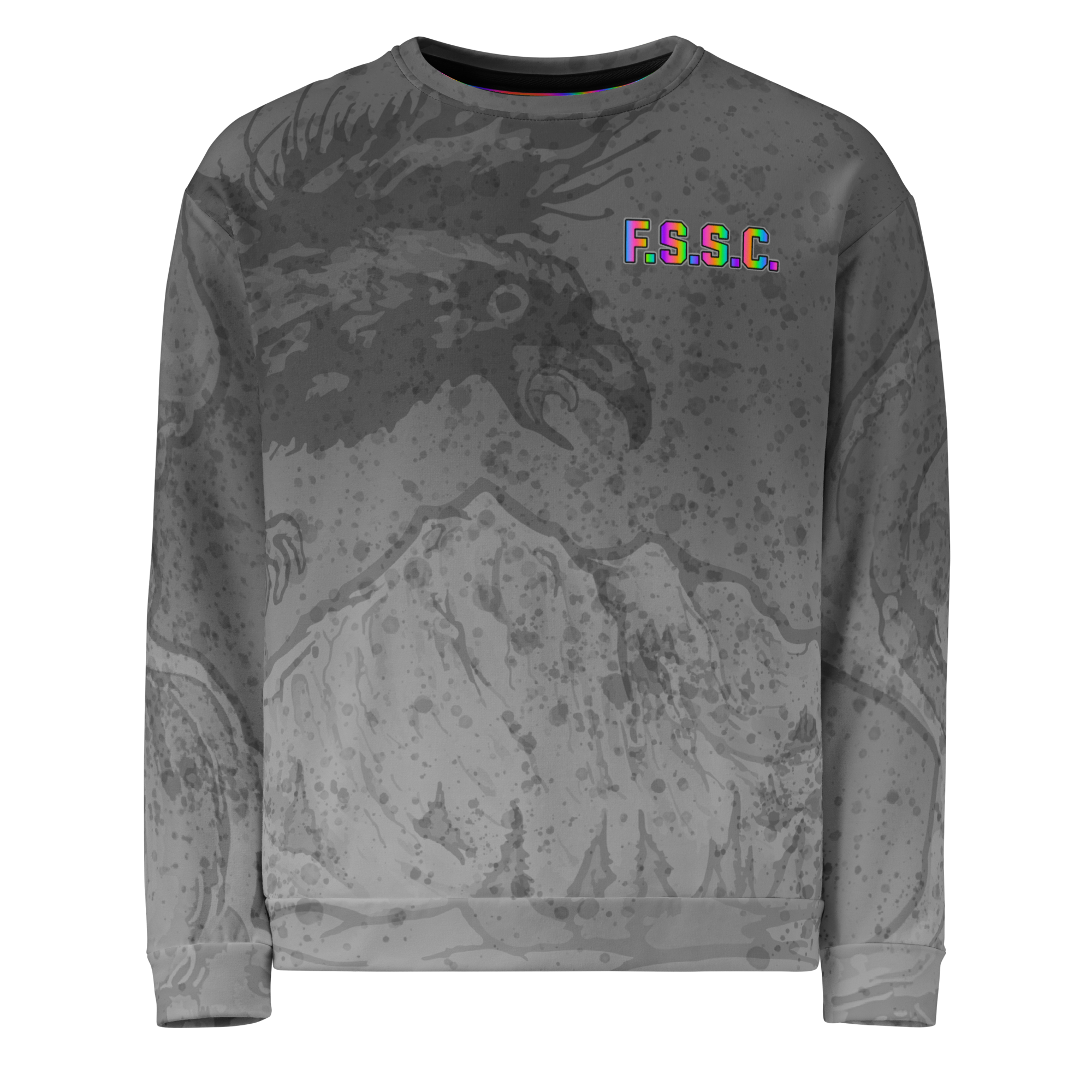 Unisex Rad Raven Heavyweight Baselayer - Dark Rainbow
