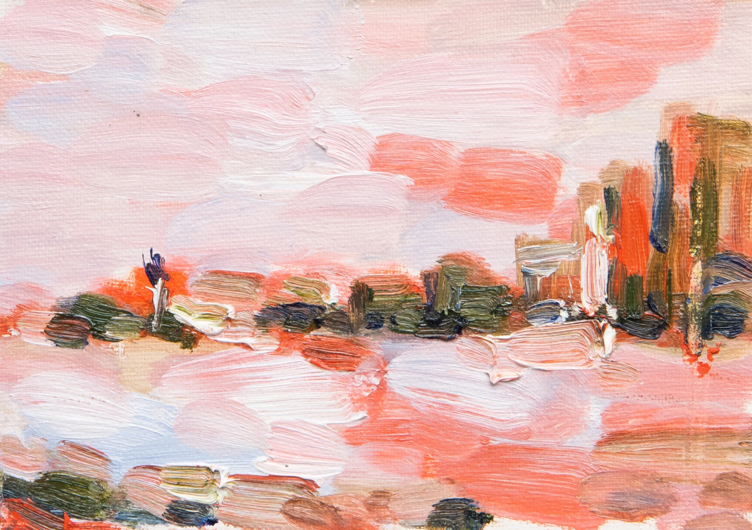 In the thick of it, New York Skyline