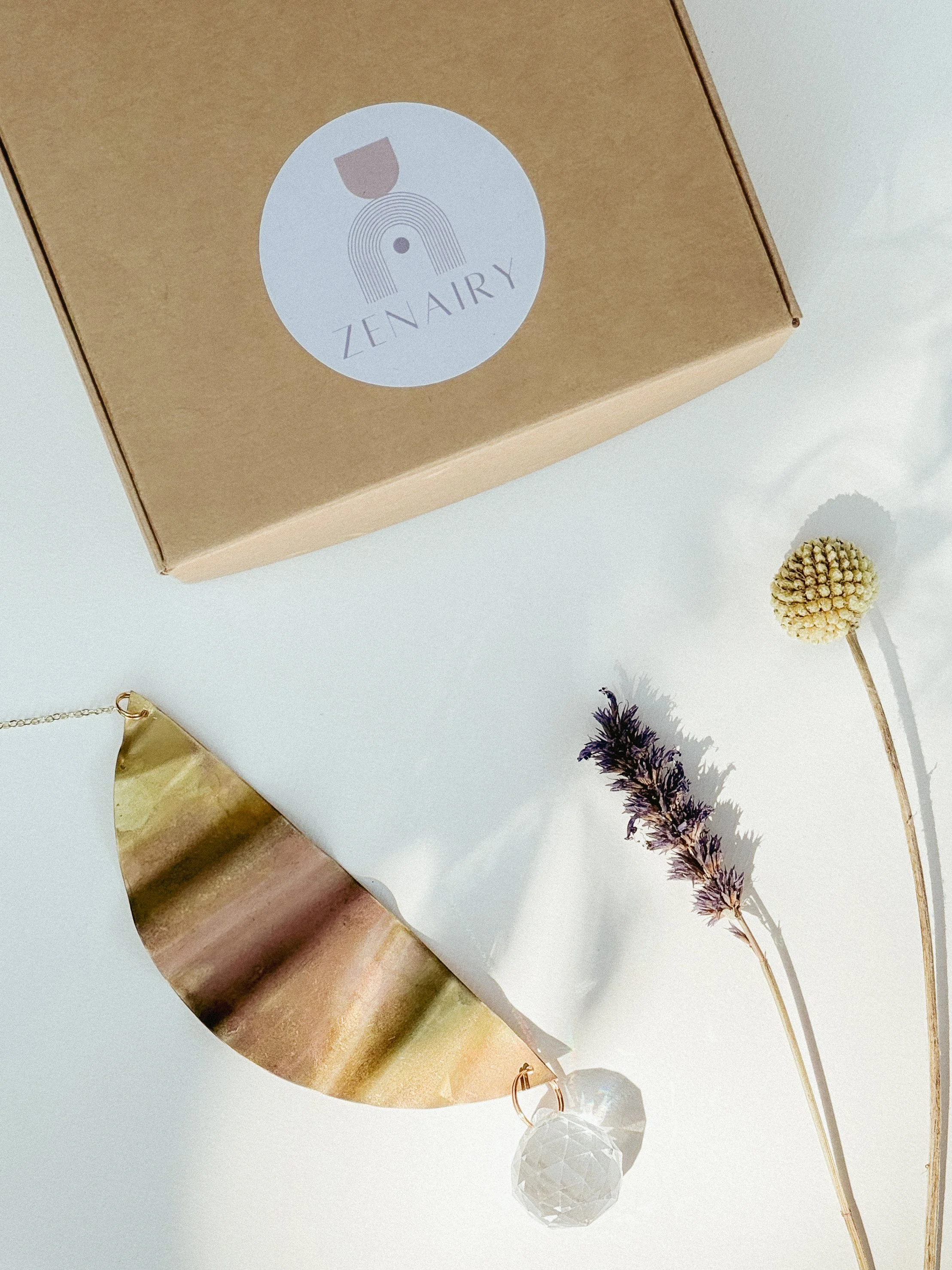 KANI - Handmade Brass Suncatcher