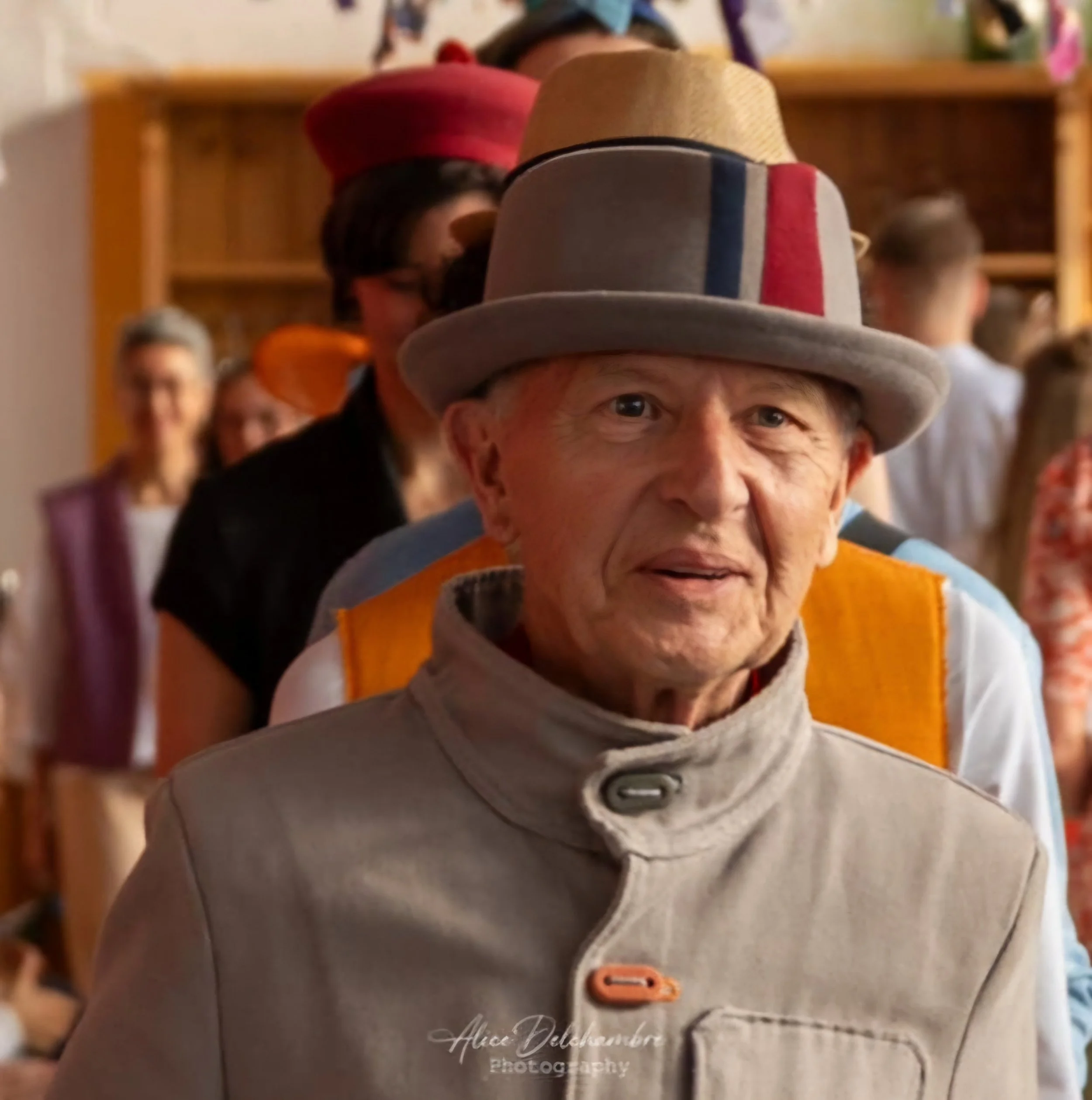 fedora homme feutre lapin gris