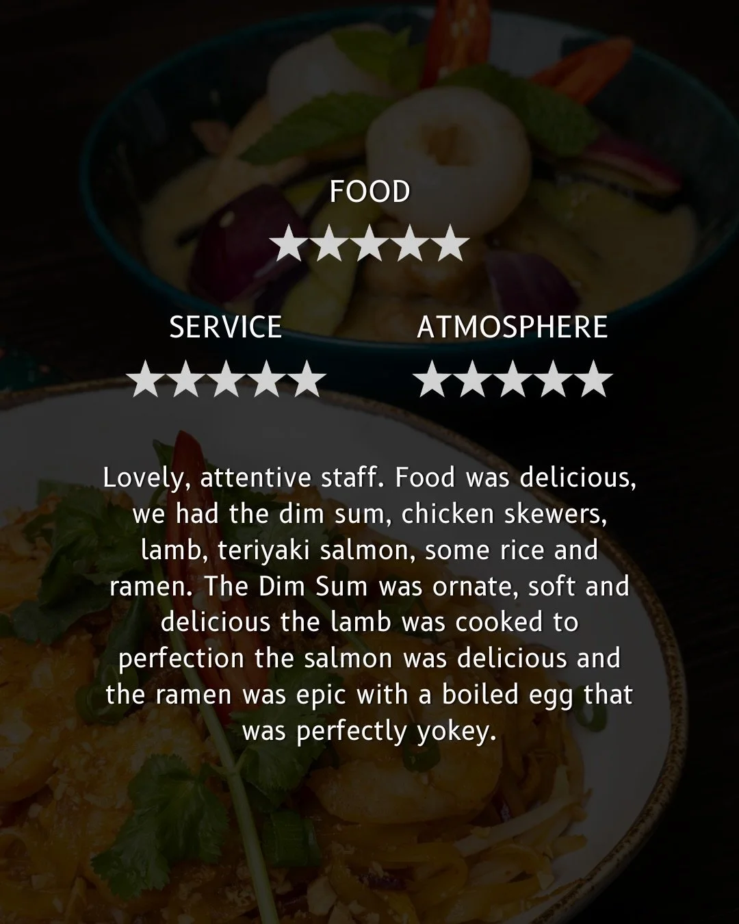 Some kind words from our recent guests! 🫶🏼🥢🔥

#niuko #londonrestaurant #londonfood #halal #reviews