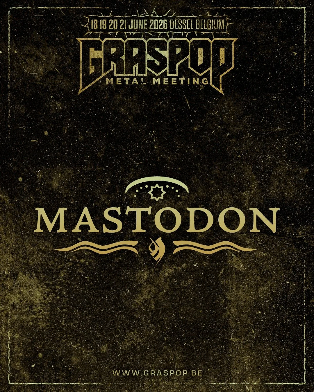 See ya at GRASPOP METAL MEETING! 🤘

Tickets for #GMM26 go on sale at 10 a.m. on 11/08 local time.

@graspopmetalmeeting