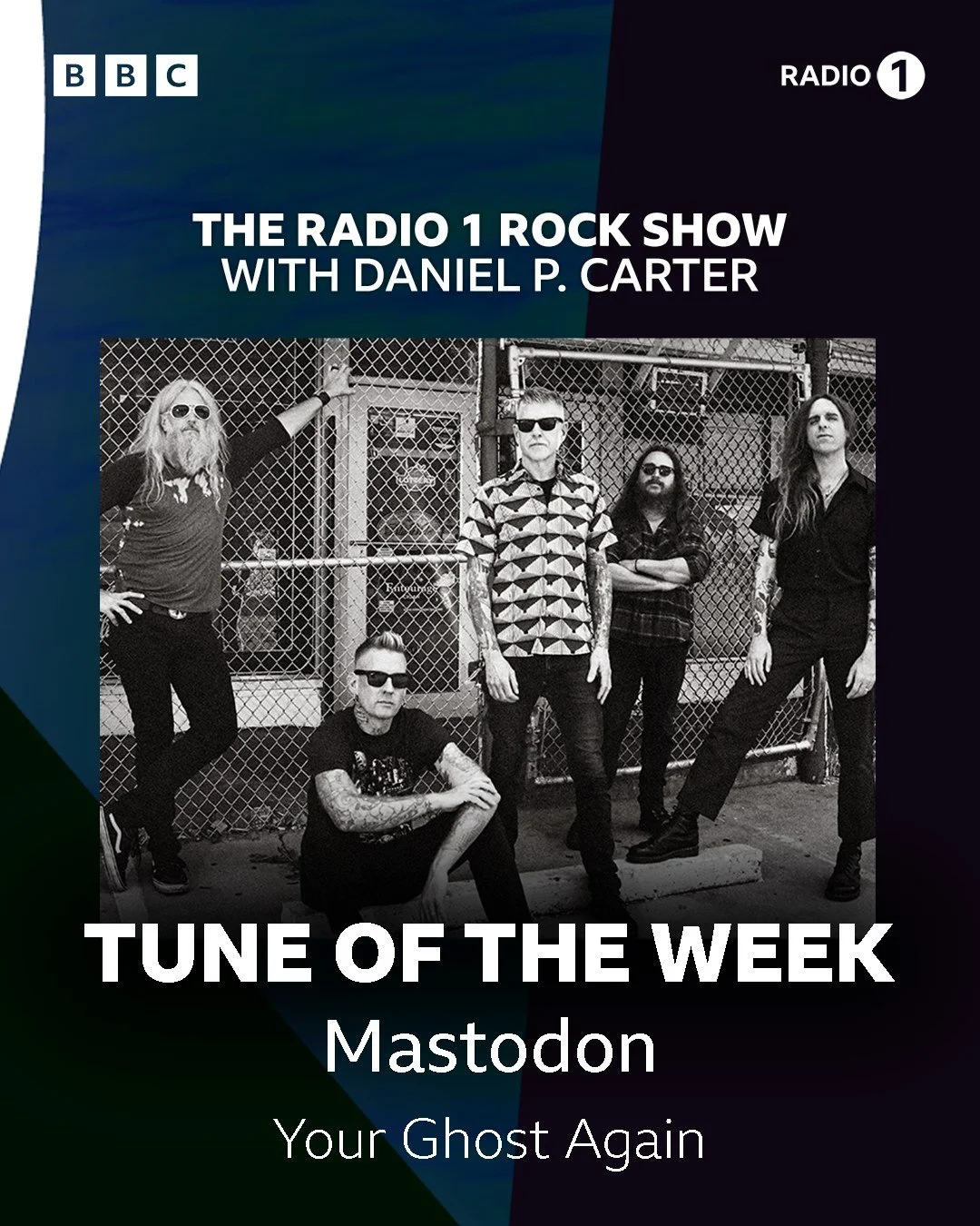 Tune of the Week on BBC Radio 1 Rock Show with Daniel P. Carter 📻 Thank you @bbcradio1  and @danielpcarter 

"Your Ghost Again" out now.