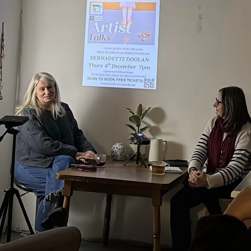Some lovely feedback from our second Artist Talk last night with @bernadettedoolanart 

&ldquo;Another inspiring talk ! Bernadette was amazing. Wonderful to hear about her work and process and journey. Personally I took away a lot from it&hellip;..Th