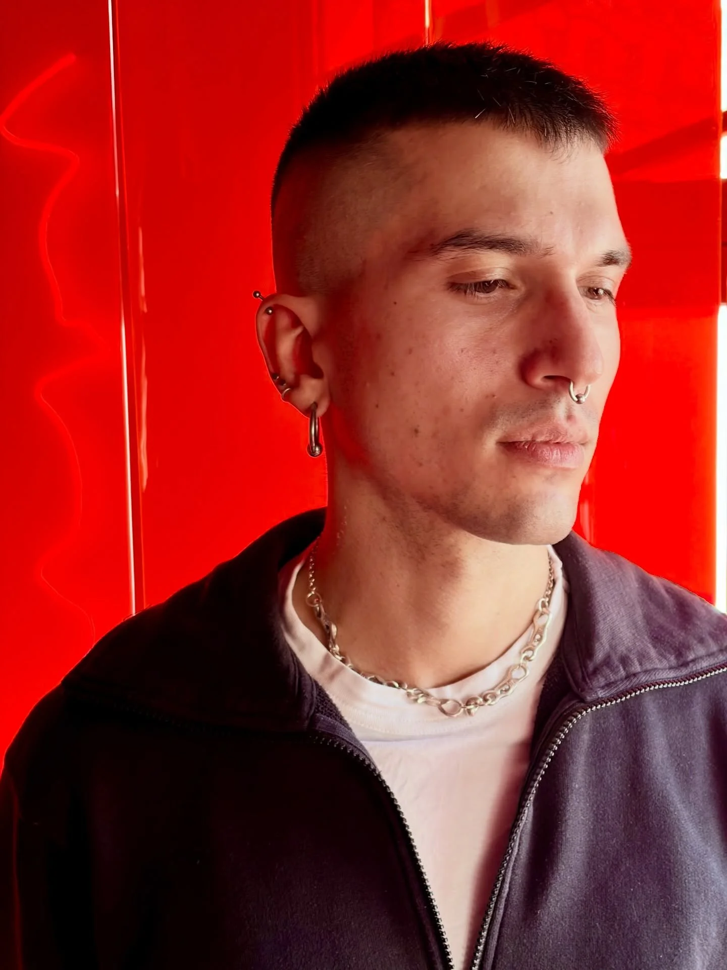 THE HAIRCUT - stepping into this spring sunshine with high and tight sides with the angular bangs upfront and a mohawk round the back. A treat from all angles. If you want to hit the spring sprung with some short &amp; fresh clipper work, book THE HA