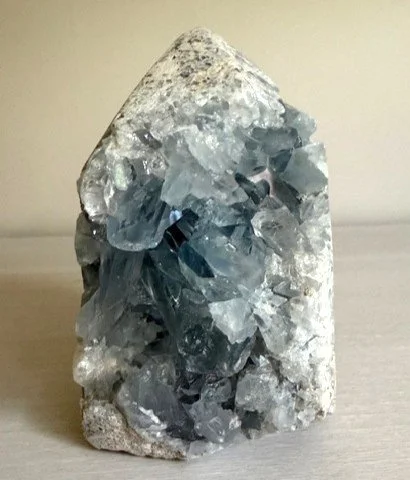 Raw Celestite Crystal Tower