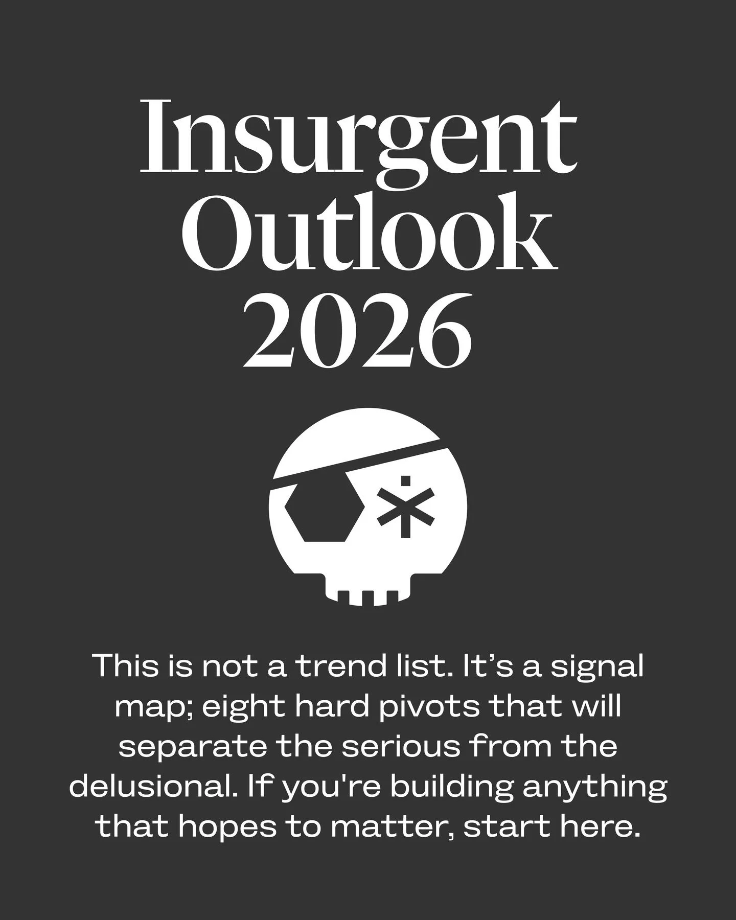 2026 won&rsquo;t be the year of flying cars. It will be the year reality bites.

The slogans have worn off. The ESG theatre is clearing. What&rsquo;s left is the real work: systems that regenerate, products that justify their footprint, and organisat