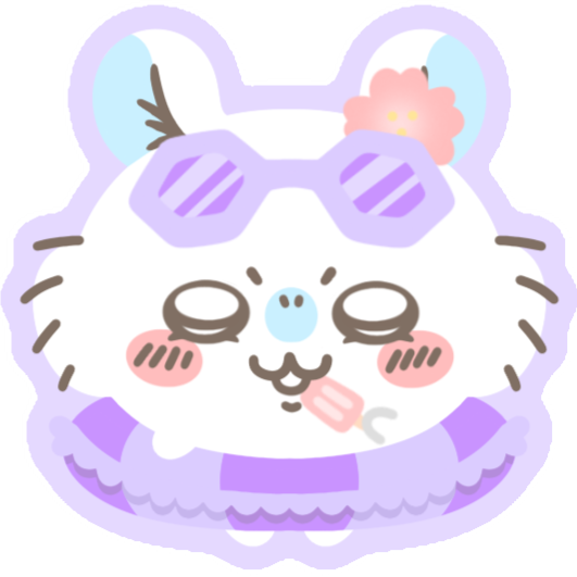 Momonga Floatie Sticker
