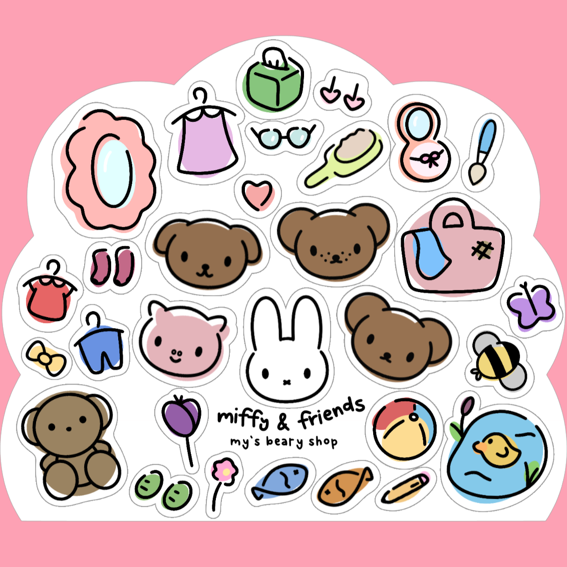 Miffy and Friends Sticker Sheet