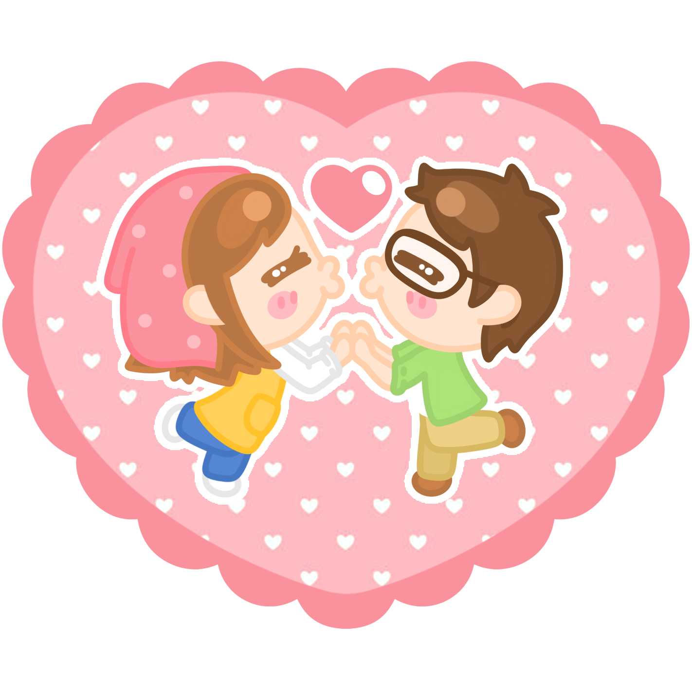 Cooking Mama and Papa Kiss Sticker