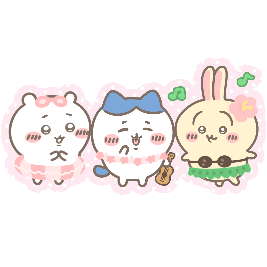 Chiikawa Hawaii Sticker