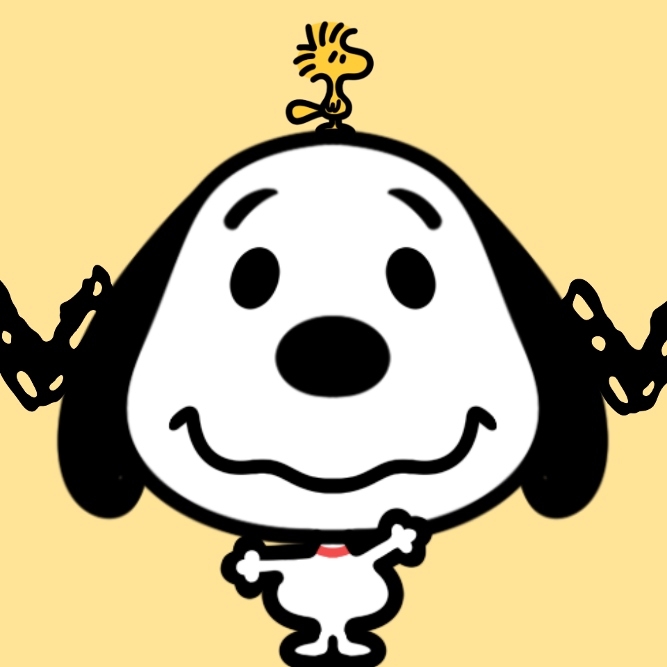 Snoopy and Woodstock Print