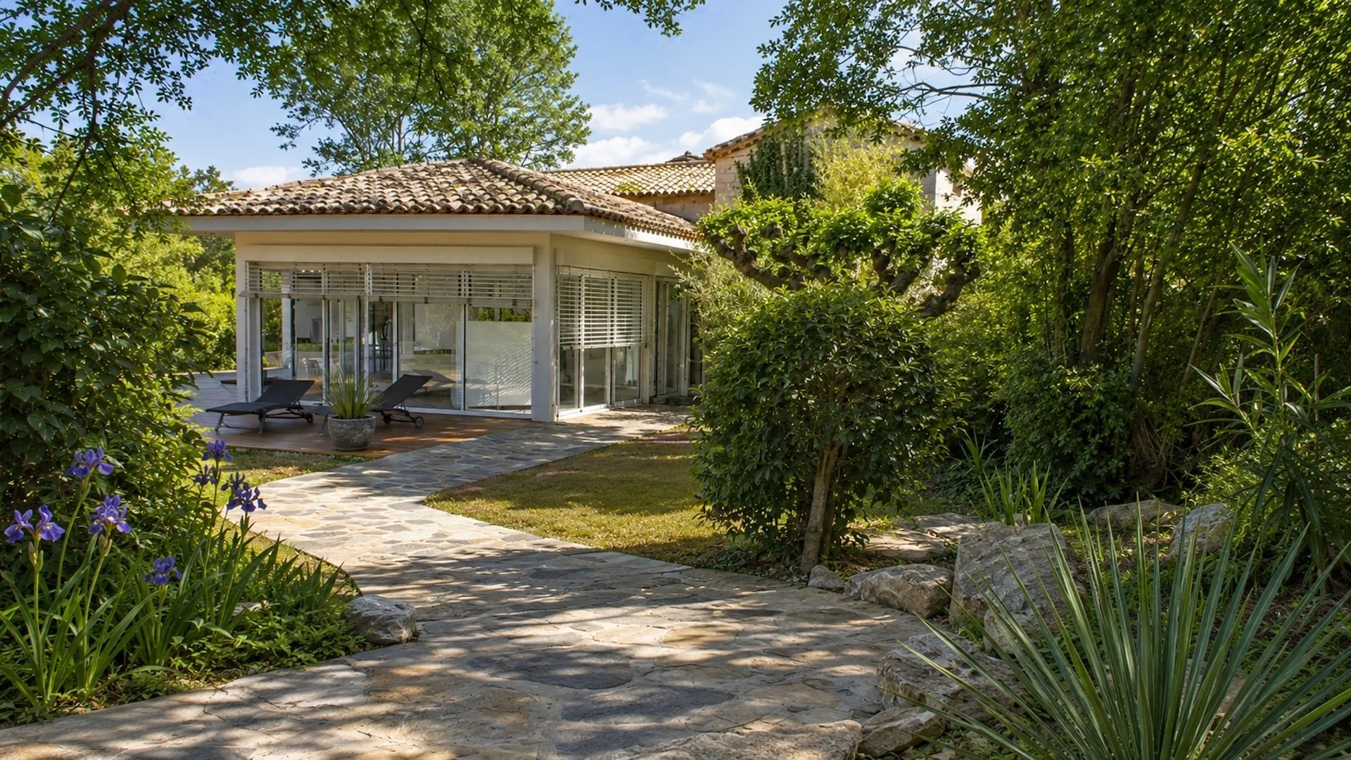 Südfrankreich Ferienhaus mit Panoramafenstern