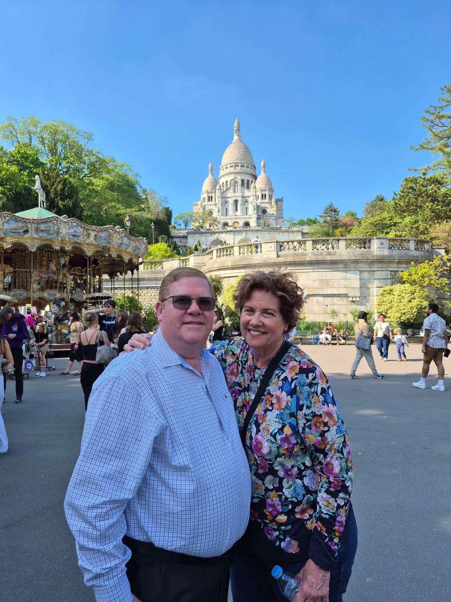 In front of Sacre Coeur with Marcus Jellerson