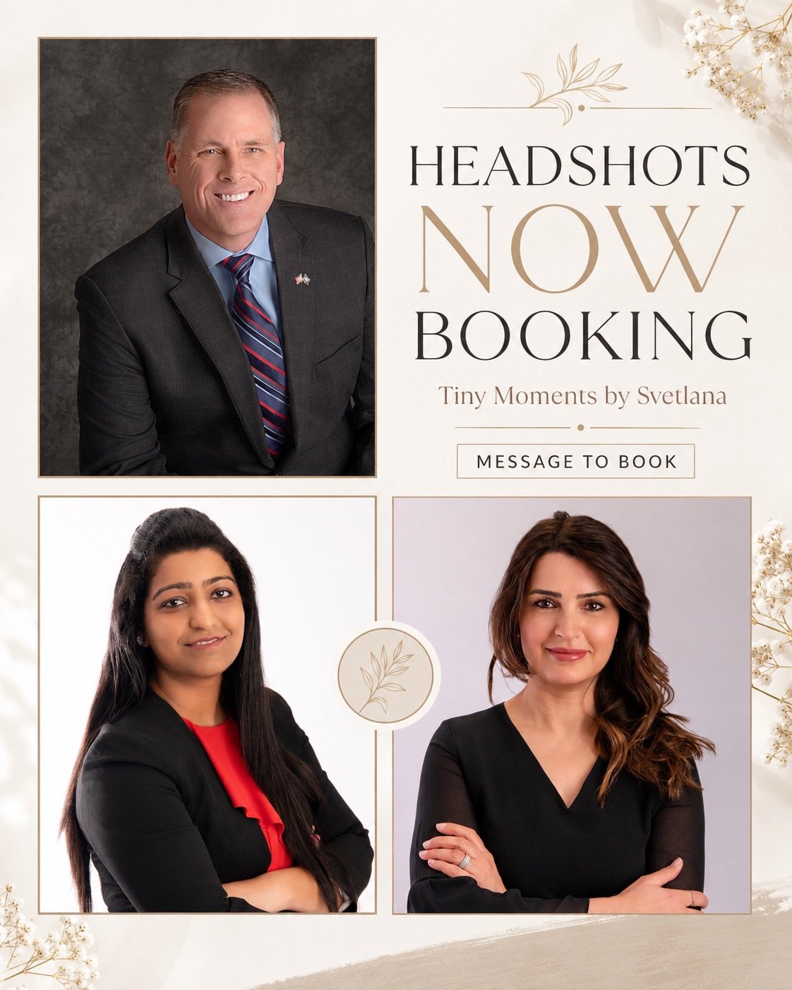 Professional headshot photographed in a West Windsor NJ studio