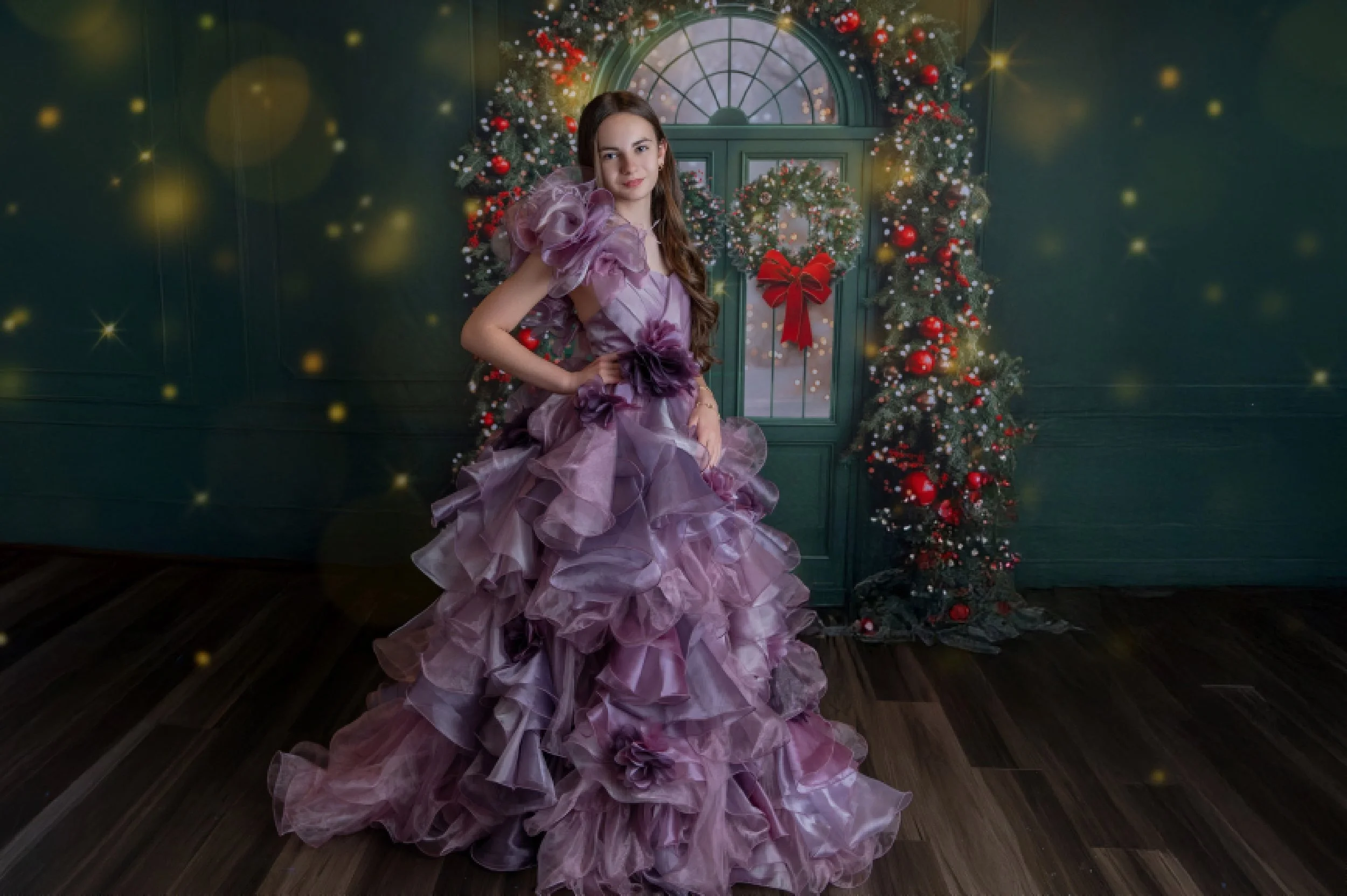Family holiday portrait session in West Windsor NJ