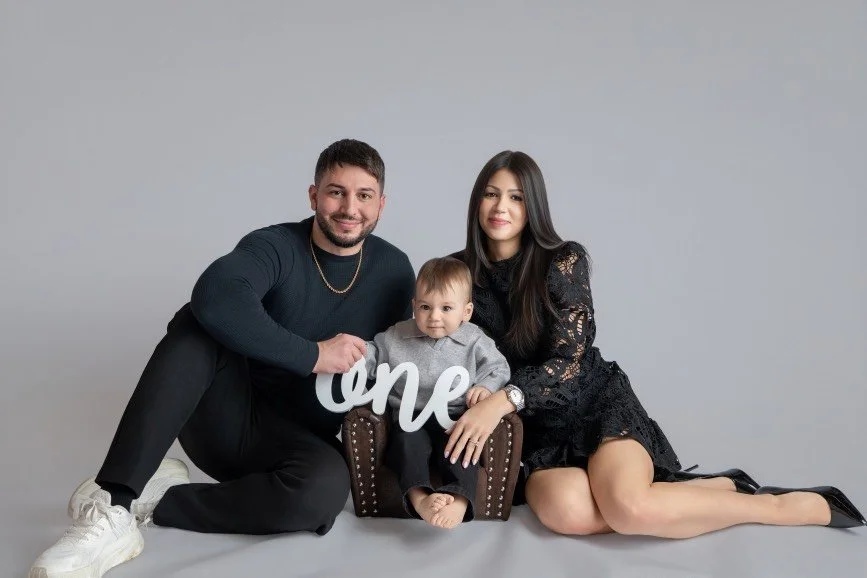 First birthday cake smash baby boy West Windsor NJ professional photographer