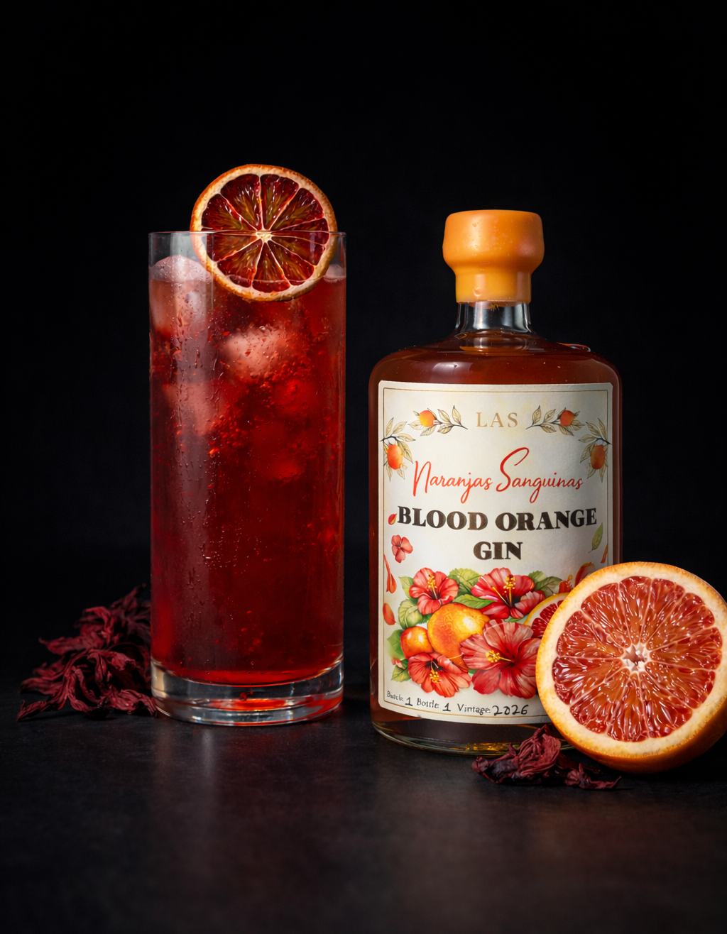 Blood Orange Gin With Glass.PNG